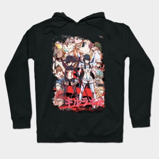 Kill La Kill Kiru Ra Kiru Grunge Border Anime Hoodie